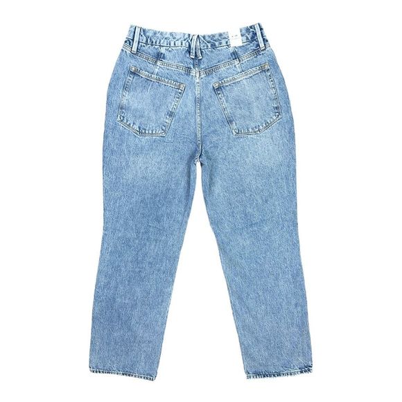 Good American Good 90’s Duster Straight Leg Jeans GNDU999T BLUE950 - Size 8/29 - Picture 6 of 8